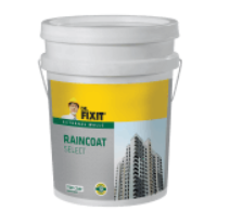 Dr. Fixit Raincoat Select High Build Exterior Waterproofing Coating, Premium Flexible Acrylic System for Long‑Life Protection of Walls